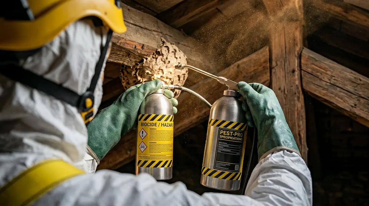 Biocide sur nid