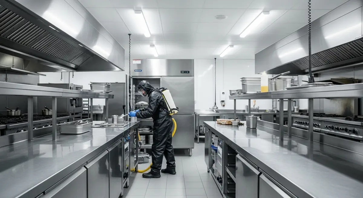 Désinsectisation professionnelle blattes cuisine restaurant Montpellier