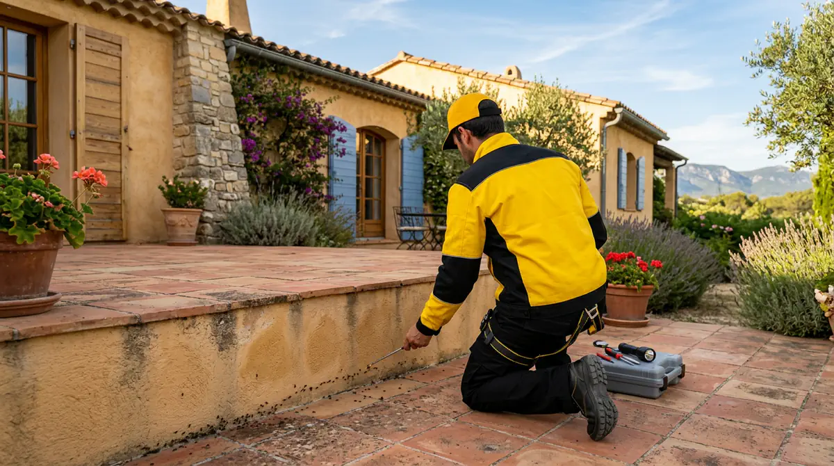 Technicien désinsectisation traitement fourmis Béziers Occitanie